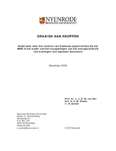 Draaien aan knoppen